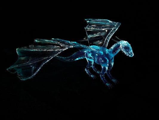 Dragon blue transparent